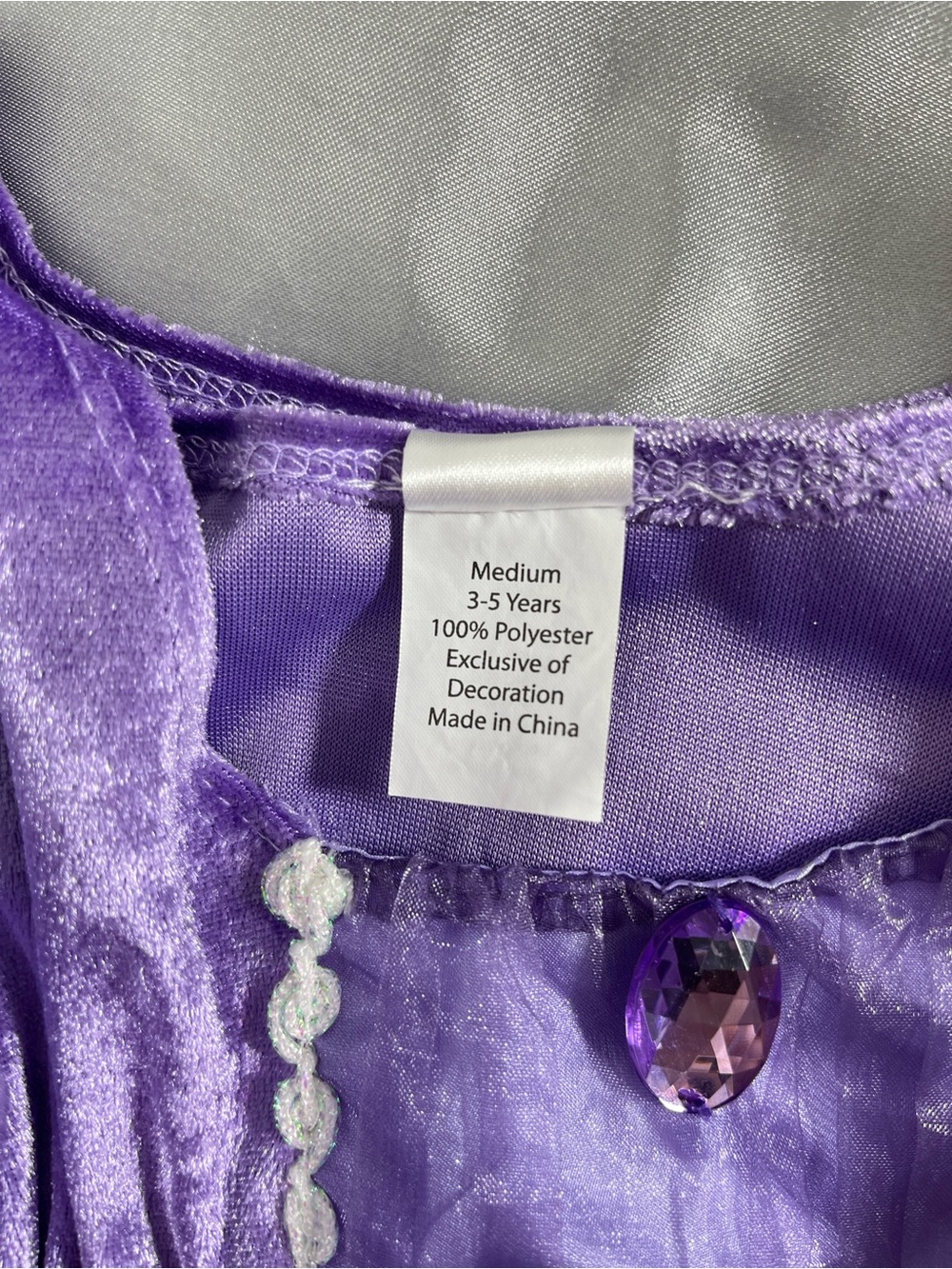 Sofia the First Purple Princess Costume Dress by Little Adventures - Picture 5 of 5